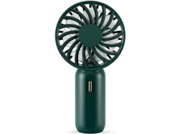 Mini Ventilador Portátil Com 3 Velocidades Ajustáveis, Bateria Recarregável, Com Fio, Silencioso E Com Conexão Usb Para Casa, Escritório E Viagens