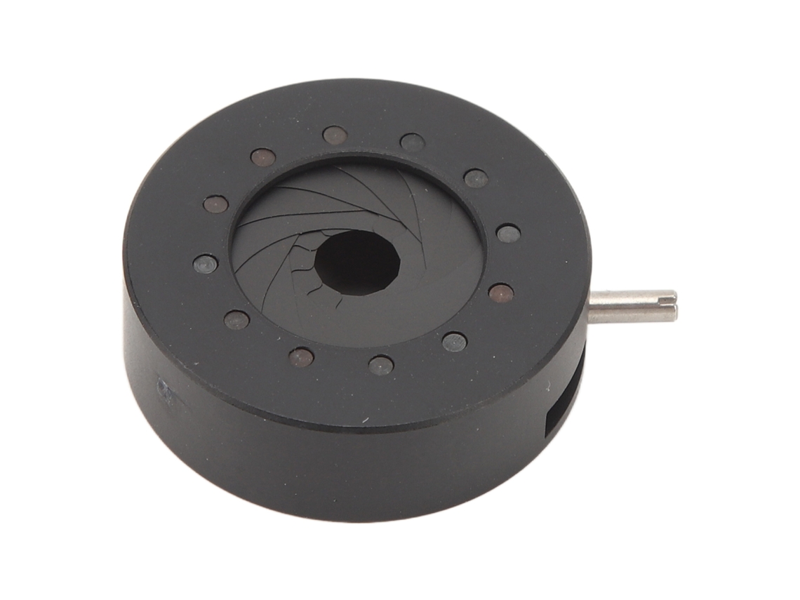 Aperture Diaphragm Manual Adjustable Aluminum 0.5‑15mm 12 Blades Iris Diaphragm For Camera Microscopy LAXISCREED