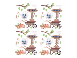 Conjunto de 4 Stickers 3d para Crianças LAXISCREED