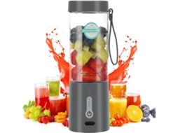 Mini liquidificador MDUG, 530ml, recarregável, bateria 4000mAh, frutas