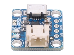 Módulo De Carregamento Com Interface Micro B E Pino Para Baterias Lipoly/liion, Entrada 5v