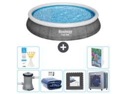 Piscina Bestway Fast Set Redonda 396x84 Cm 5 peças S190 BESTWAY