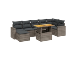 Garden Sofa Set, Garden Sofa Sets Vidaxl Cinzeto Rattan / Vime (n/a)