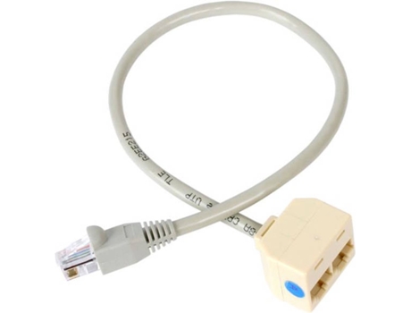 ADAPTADOR DIVISOR RJ45 2 A 1