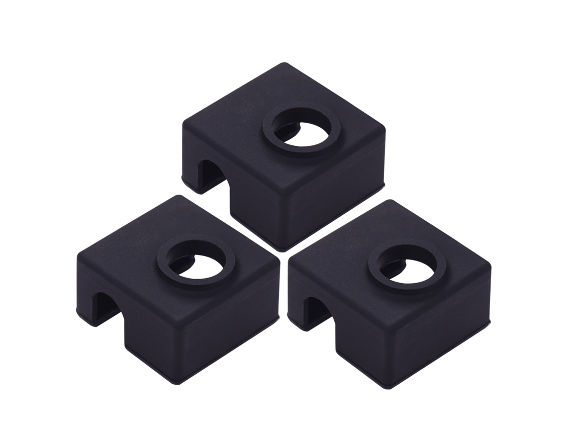3pcs Meia De Silicone Mk9 Para Bico Quente Bloco Aquecedor Compatível Com Creality Ender 3 Pro Ender 5 Cr-10 3d Printer