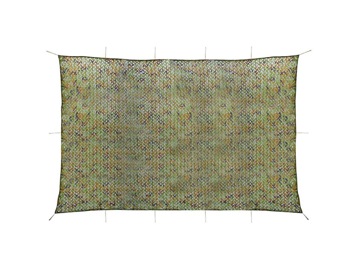 Vidaxl Rede De Camuflagem Com Saco De Transporte, 4 X 6 M