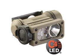 Luz de Clipe para Capacete + Bateria STREAMLIGHT Stream Sidewinder Compact Ii Coyote °