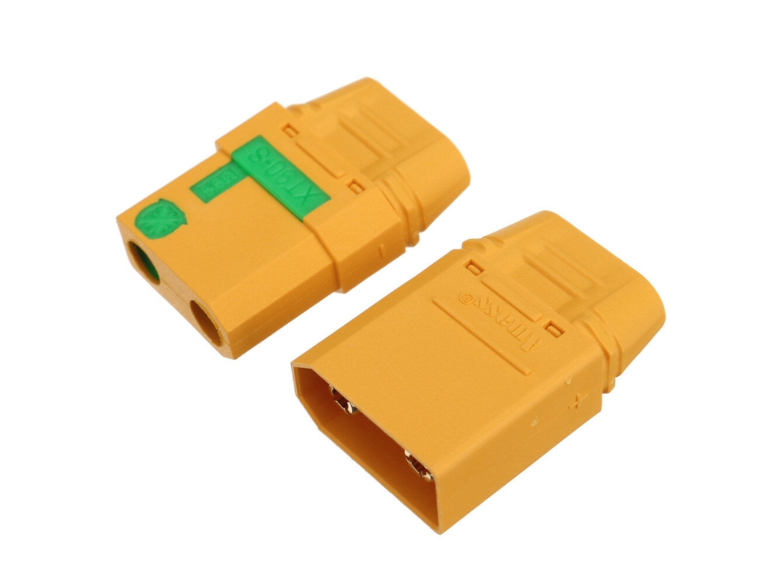 Conjunto de 10 Conectores Anti faísca Amass Xt90 S para Drones Rc com Bateria, Fpv e Multirotores MDUG