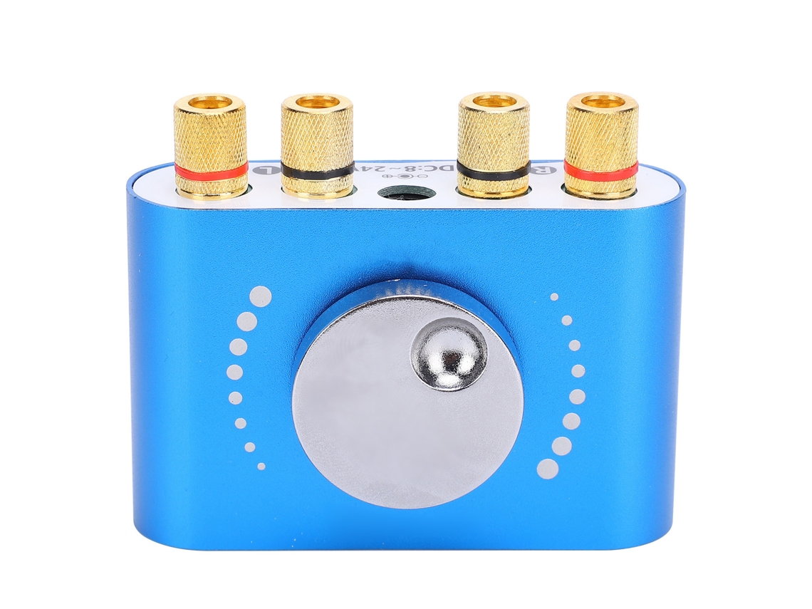 Amplificador de Potência Bluetooth 20W+20W, 2 Canais, Stereo, com Aux/USB, App, DC8-24V
