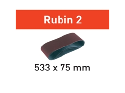 Cintas de Lixa Bs 75 L533X 75-Ru2/10 Rubin 2 P80