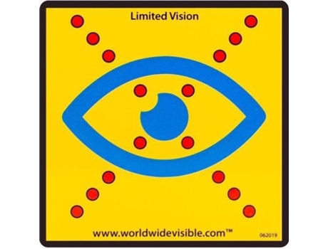 Visão Limitada Sinal Refletido Deficiente Visual Cego Segurança no Trânsito Reconhecimento LIMITED VISION
