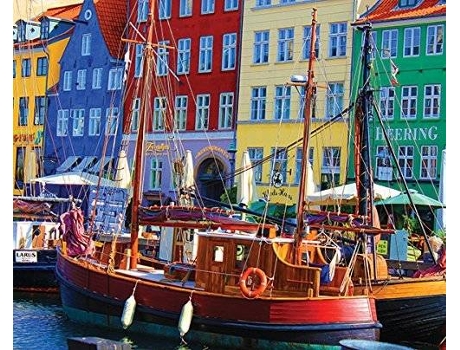 Puzzle  Copenhagen Waterfront - Made in USA (Idade Mínima: 5)