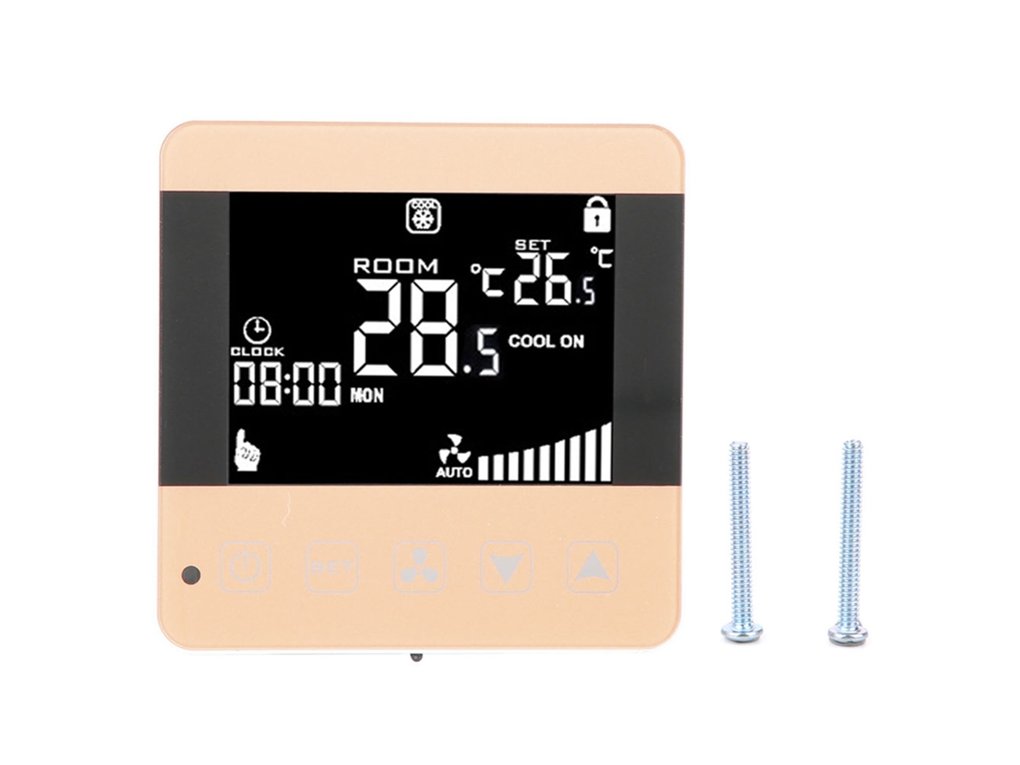 Termostato Inteligente Lcd Para Ar Condicionado Central Com Controle De Temperatura Via Wifi