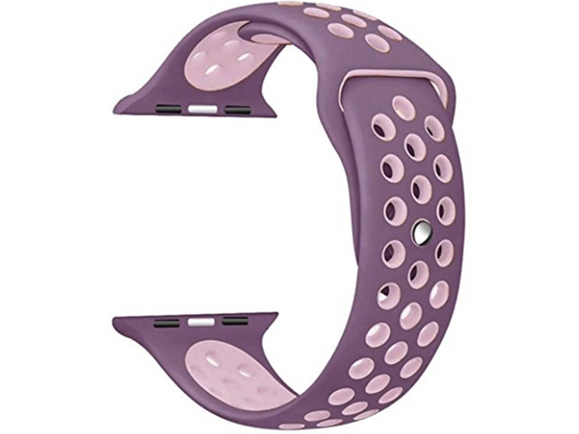 Bracelete Apple Watch 38, 40 mm WJS Silicone Rosa