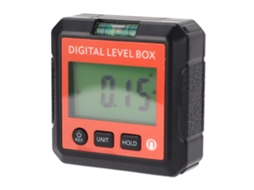 Laxiscreed Instrumento Digital De Medição De Ângulo Com Base Magnética E Faixa De 4x90°