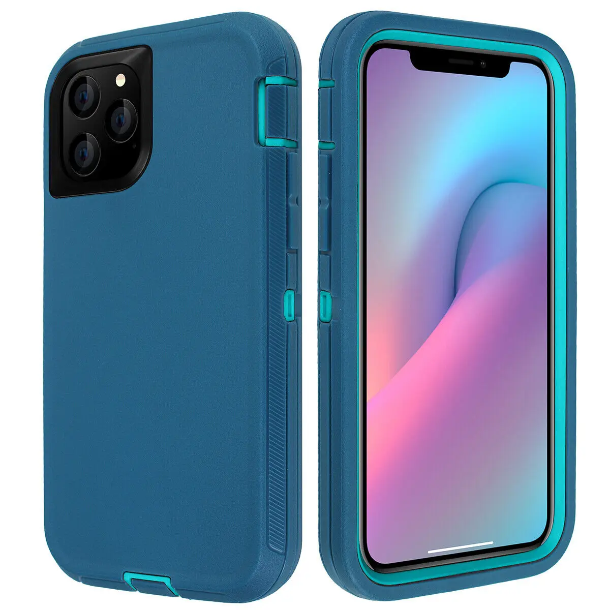 (azul-celeste, Iphone 15) Capa Rígida, Resistente A Quedas E A Impactos, Compatível Com Carregamento Sem Fio