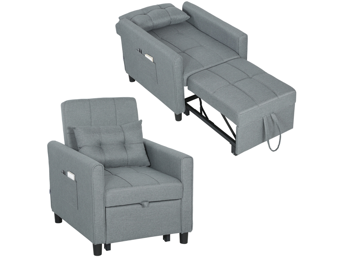 Poltrona PRIME KANG elétrica, com aquecimento lombar, massagem, vibração, silêncio, função memória, cinza escuro