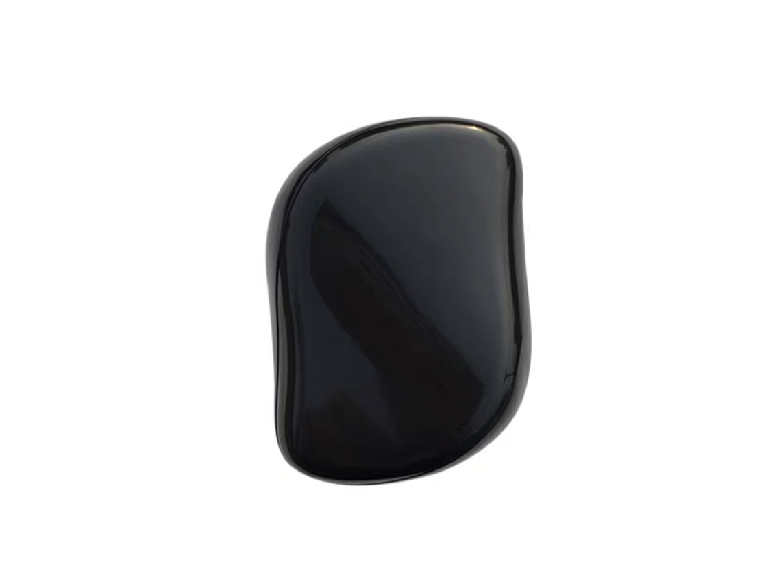 2026 pincel para Cabelo Compacto Styler Desenredante de Alta Elasticidade Portátil, Brilho Preto, Ideal para Barbearias e Mulheres