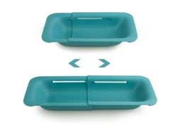 Coador Colapsível Para Cozinha Estensível Para Frutas Legumes Massas Com Design Espaçoso (verde)