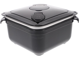 Recipiente Bento Quadrado Em Aço Inoxidável Com Tampa, Grande Capacidade E Isolamento Térmico, Ideal Para Servir