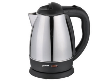 Chaleira Elétrica ZEPHIR Zhc91 1 2 L 1400 W Aço Inoxidável Preto