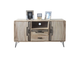 Aparador Dkd Home Decor Metal Madeira de Paulónia 120 X 41 X 65 Cm