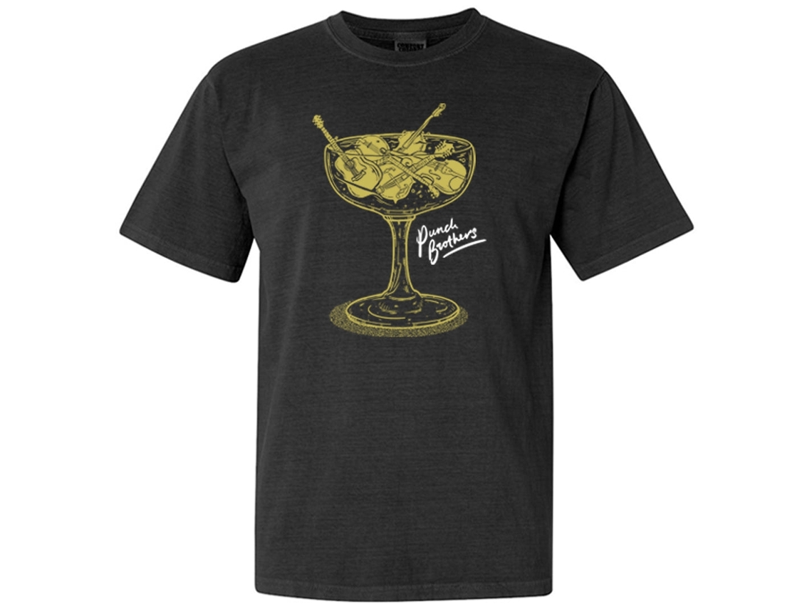 Punch Brothers Coupe Glass T shirt ROCKINSTONE Unisex Adults Best Sellers Size:l
