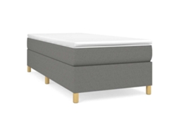 Box Spring Bed, Box Spring Beds Vidaxl Cinzeto Tecido (80 X 200 Cm)