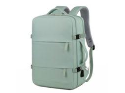 Mochila Hexinyigjly De Viagem Impermeável Para Portátil | Compatível Com 15.6 Polegadas Verde