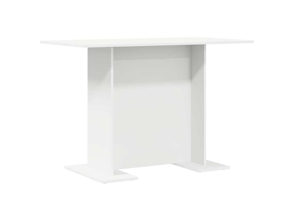 Mesa de Jantar Branco MAISON EXCLUSIVE em Madeira Processada 110x60x75 cm