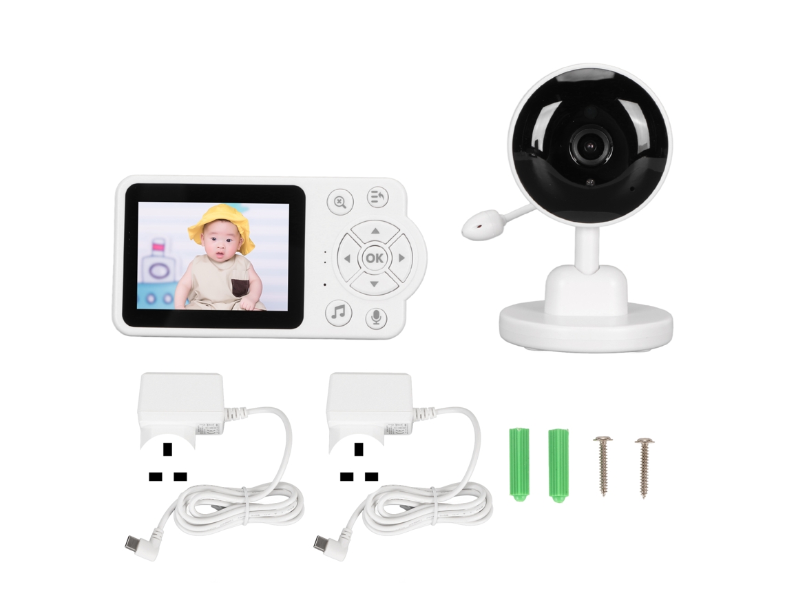 Monitor de Bebê com Vídeo EOOCOO (tela de 2.8 Polegadas, Conexão 2.4g)