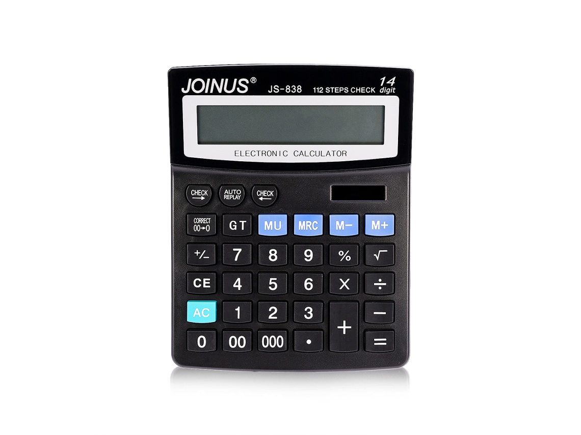 Calculadora Eletrônica Portátil Cálculo Básico Bateria Aaa