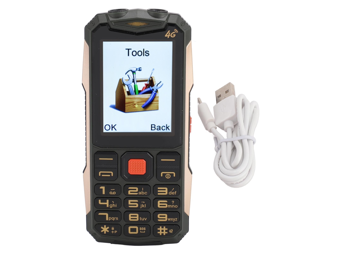 Telefone 4G para Idosos com Botões Grandes e Bateria 4800mAh
