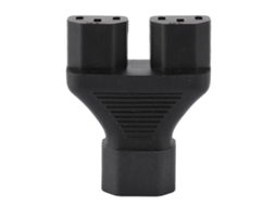 Cabo Adaptador Divisor Y C14 para C13 Macho para Fêmea, Cabo de Alimentação com Plugue Iec320 Simples CHABERLU