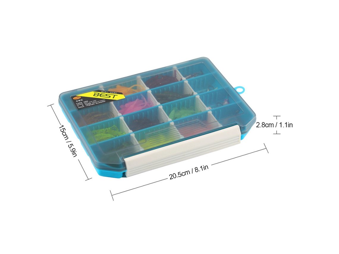 Kit de Iscas de Pesca 216 Peças