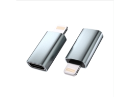 Adaptador Lightning Type-c Inf Cinzento