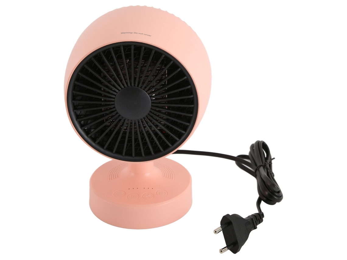 Aetheria aquecedor de Mesa Portátil Mini com Frio e Calor Ângulo Ajustável 500w Plugue Eu Rosa