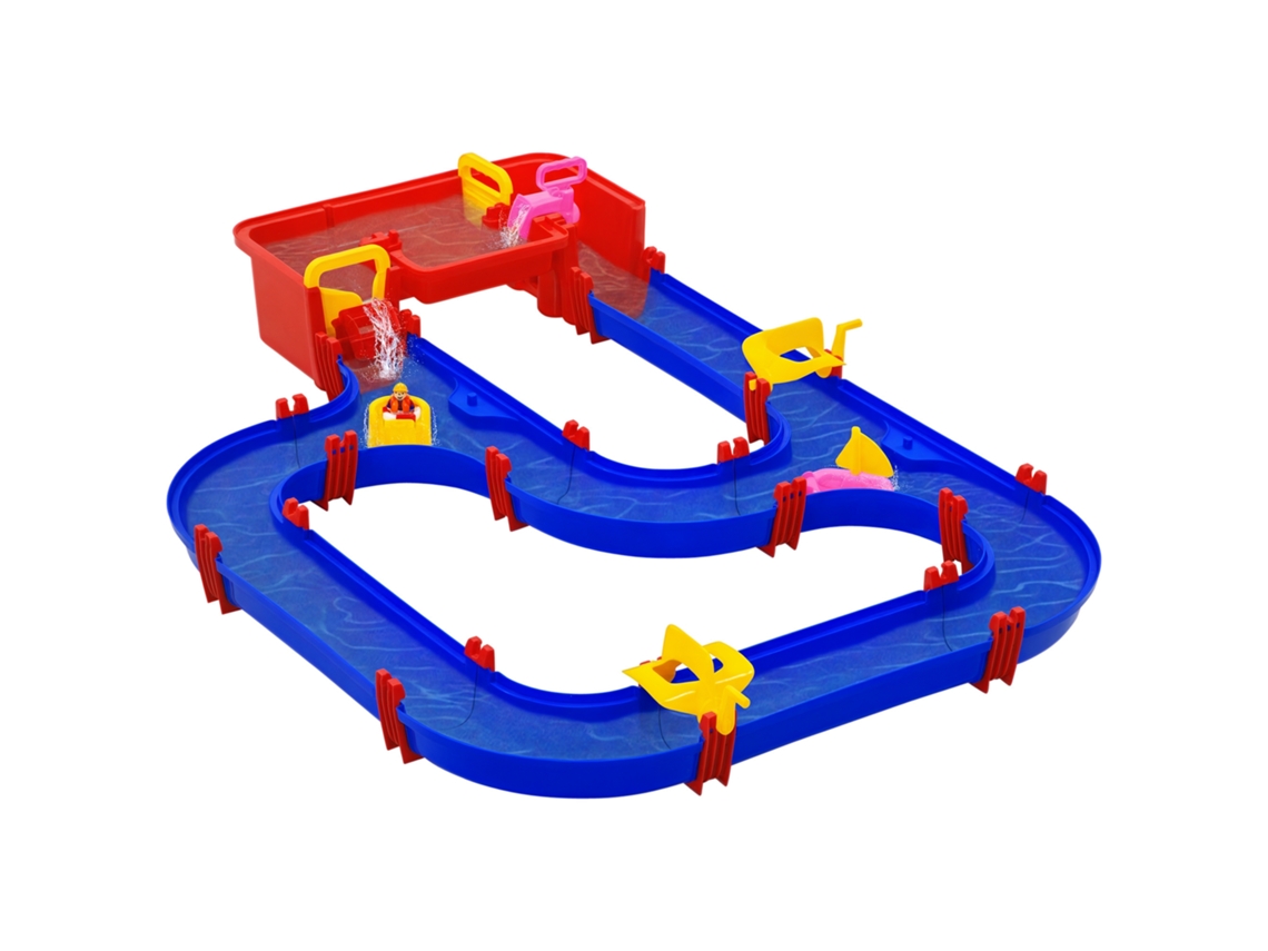 Brinquedo Aquático de 53 Peças em PP 123x90x7cm Azul Vermelho S/MARCA