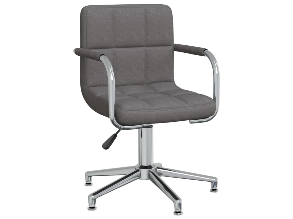 Dining Chair, Dining Chairs Vidaxl Cinzeto Tecido (n/a)