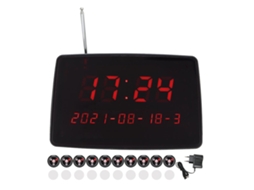 Sistema De Pager Para Restaurante 10 Pagers Sem Fio De Bandeja 110-240v Plugue Eu Para Restaurantes