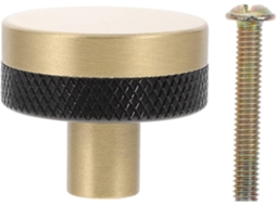 Puxador De Latão Uonlytech Para Armários, Ideal Para Móveis Modernos Fácil Instalação Com Um Único Furo