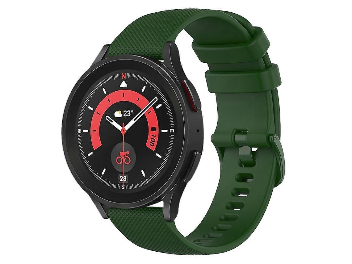 Pulseira De Silicone Quadriculada De 20 Mm