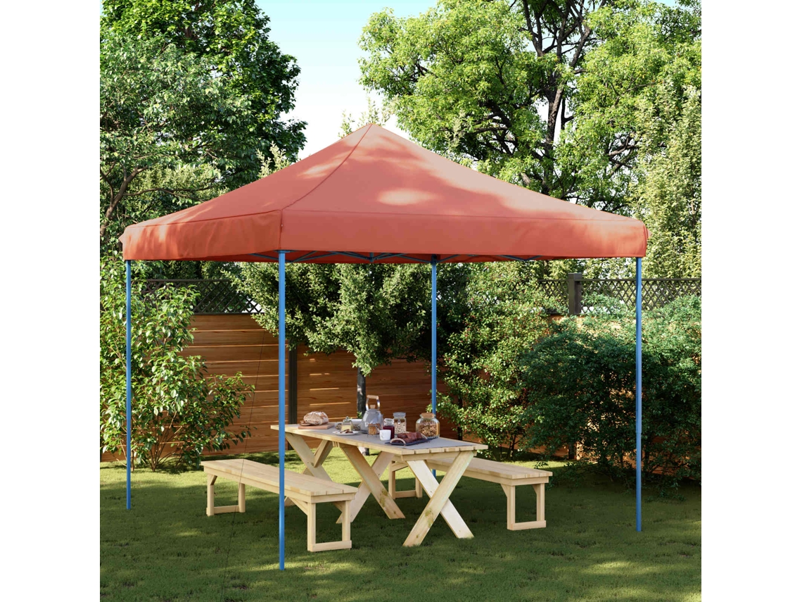 Vidaxl Tenda De Festa 292 X 292 X 315 Cm Terracota Tecido Oxford