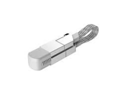 Lurelia Cabo Magnético, 60 W, Transferência De Dados, Prateado
