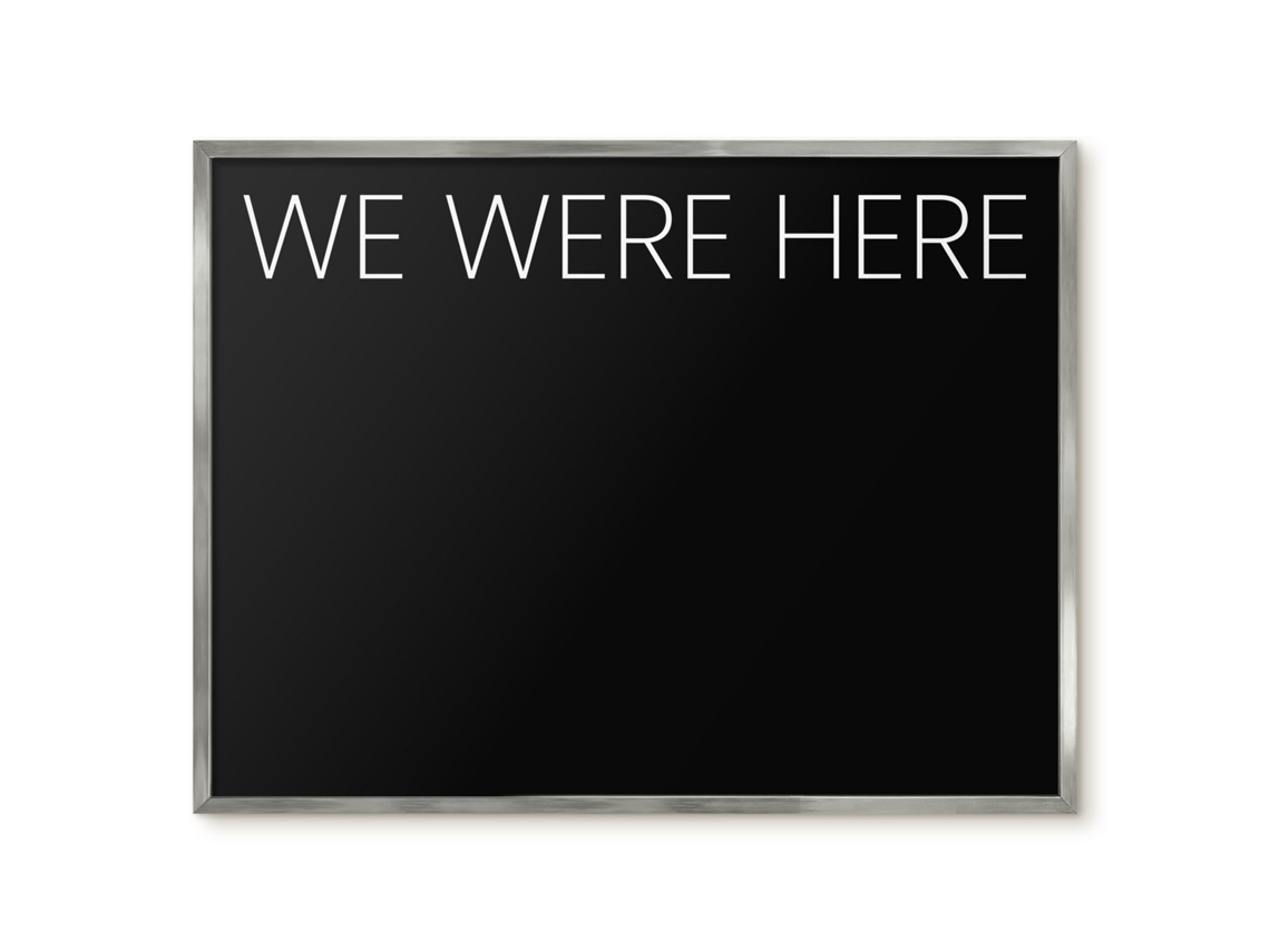 Magnetic Board We Were Here For The Living Room Espelharte (80x60 Cm)