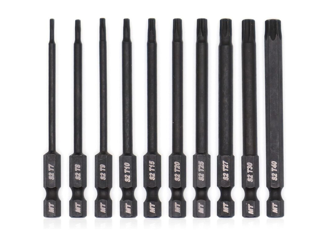 Conjunto De Bits Torx Para Chaves Fenda, Furadeiras E Soquetes, Resistente À Temperatura, Tratamento Térmico Avançado, Revestimen -aquaforge