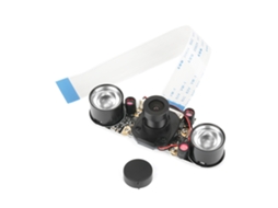 Módulo de Câmera 5 Megapixels Visão Noturna IR Cut Automático para Raspberry Pi S/MARCA