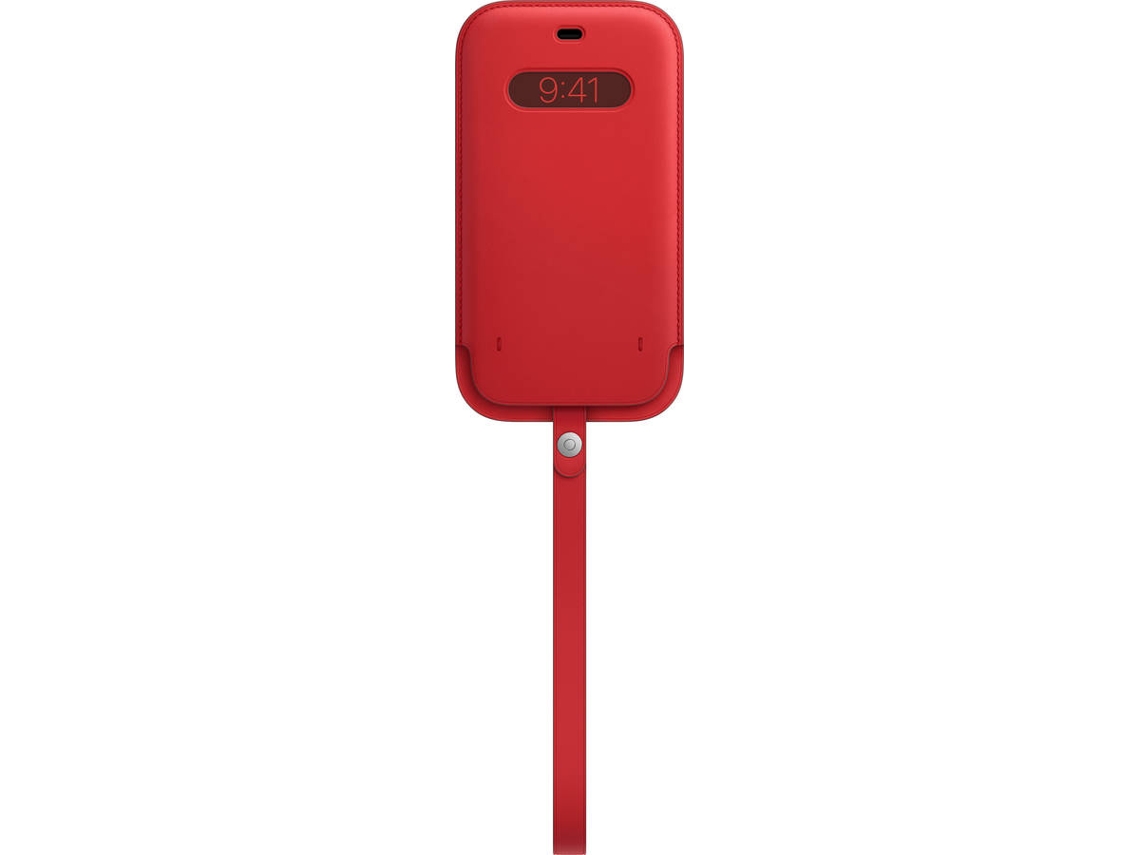 Bolsa em pele com MagSafe iPhone 12 Pro Max APPLE Vermelho