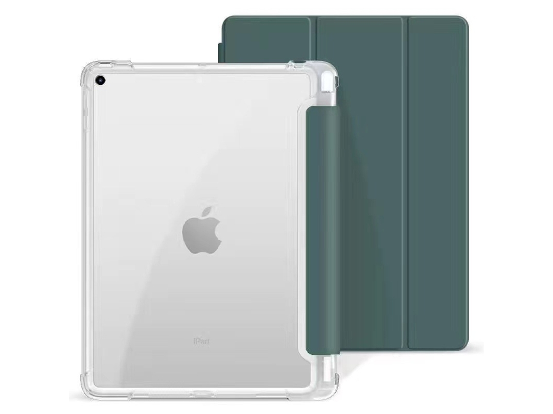 Capa PANOONA 10.9 polegadas iPad Air 4/5 com suporte caneta e tampa verde | PANOONA
