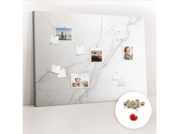 Quadro De Cortiça Mármore Decorativo Para O Escritório Espelharte (140x100 Cm)